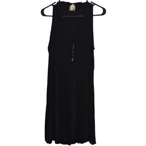 Sea Jewels Women's Medium Black Lightweight Sleeveless Dress‎ Cover Up